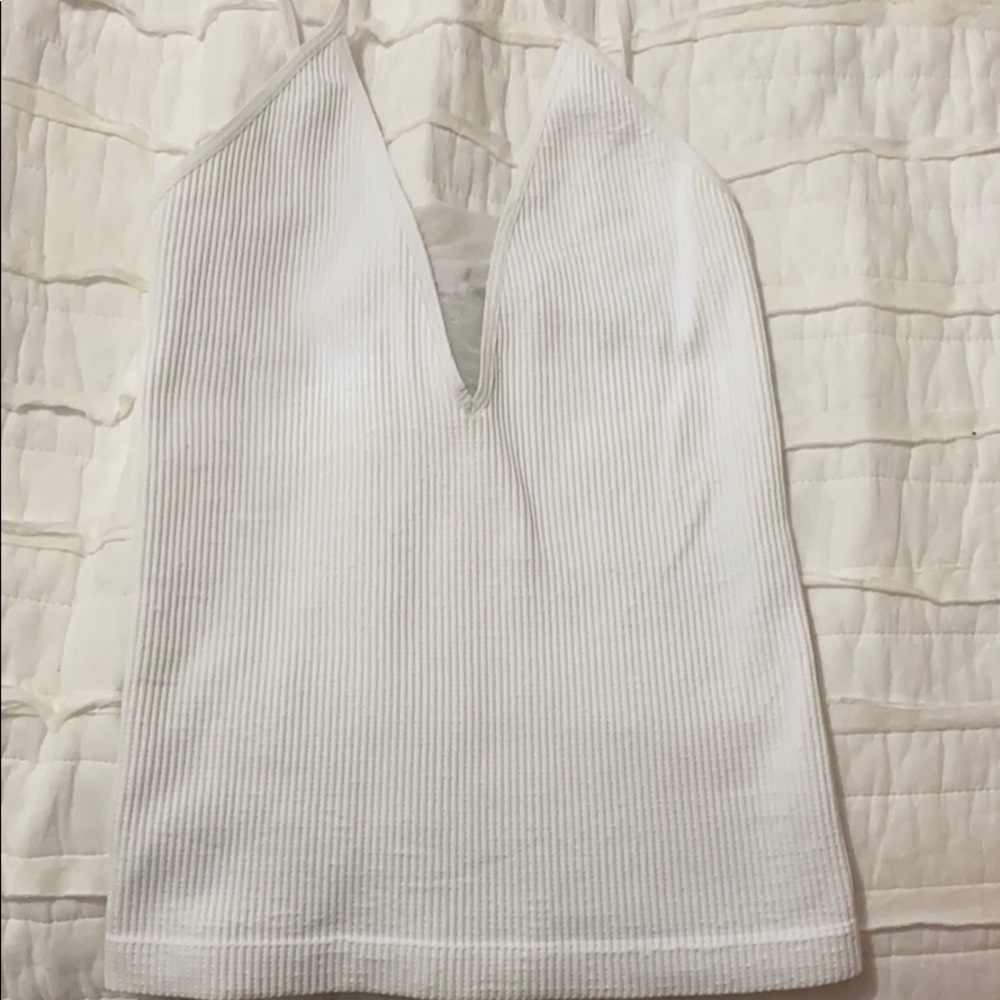 White tank top